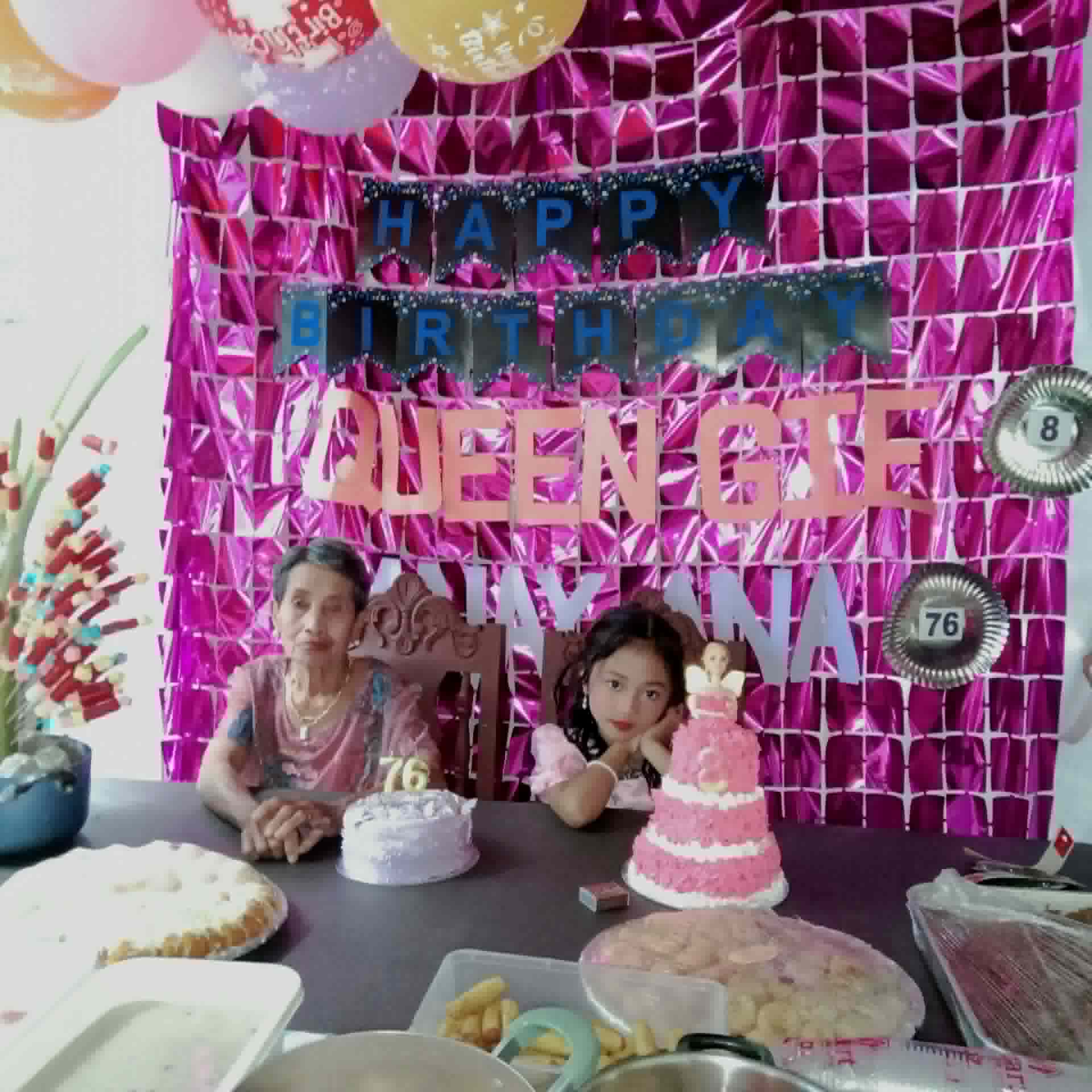 Celebrating the birthday of my sister in law